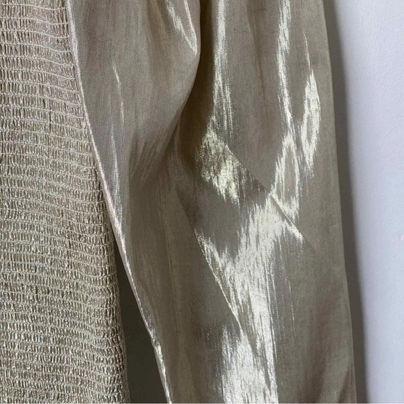 WILFRED ARITZIA Silver Metallic Ballard mini Dress - Picture 11 of 13